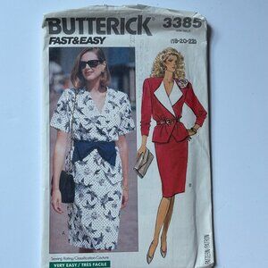 Butterick Pattern 3385 Top and Skirt